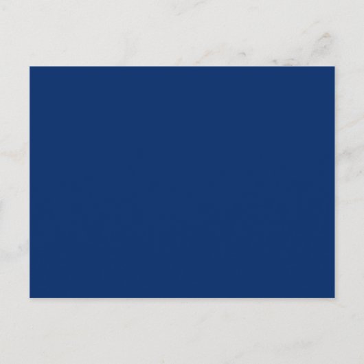US Blau Postkarte (Vorderseite)