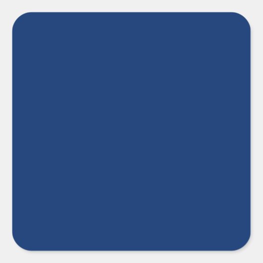 US Blau Quadratischer Aufkleber (Vorderseite)
