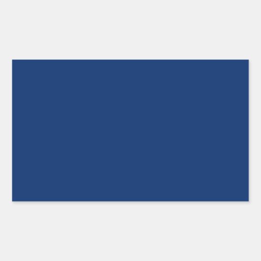 US Blau Rechteckiger Aufkleber (Vorderseite)