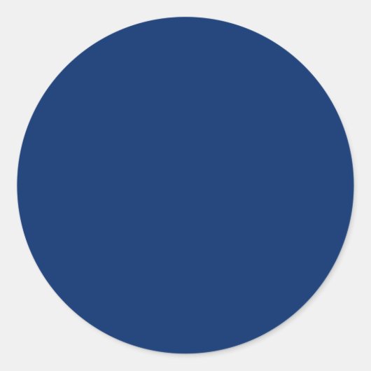 US Blau Runder Aufkleber (Vorderseite)