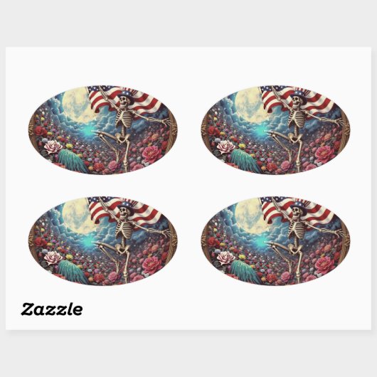 US Blues Sticker (Blatt)