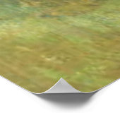 US-Blume für den Friedhof-Grabstein Poster (Ecke)