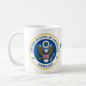 US-Botschafts-Jerusalem-Tasse Kaffeetasse (Links)