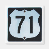 US-Bundesstraße 71 Magnet (Vorne)