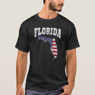 US-Bürger - Stolz Amerika - Flaggenland - Karte Fl T-Shirt
