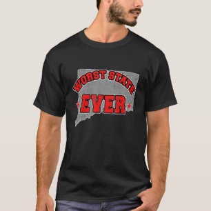 US-Bürger Stolz Amerika Landkarte schlimmsten Staa T-Shirt