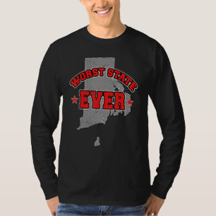 US-Bürger Stolz Amerika Landkarte Schlimmster Staa T-Shirt