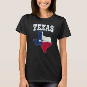 US-Bürger Stolz Amerika Staatsflagge Landkarte Tex T-Shirt