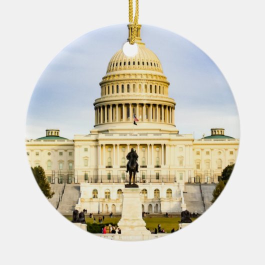 US Capitol Building Keramik Ornament (Vorne)