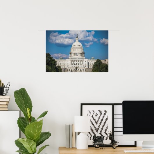 US Capitol Building Poster (Heimbüro)