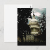 US Capitol Building Postkarte (Vorne/Hinten)