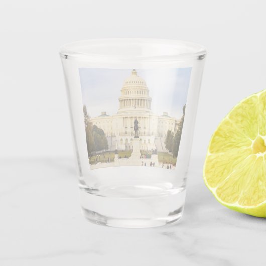 US Capitol Building Schnapsglas (Rückseite)