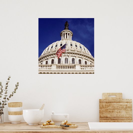 US capitol building, Washington DC Poster (Küche)