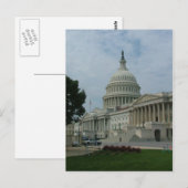 US Capitol Postkarte (Vorne/Hinten)