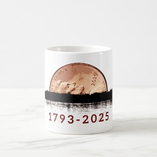 US-Cent-Münze Kaffeetasse (Mittel)