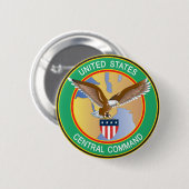 US Central Command CENTCOM Button (Vorne & Hinten)