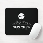 Us Cities New York Christmas Skyline Nyc Holiday S Mousepad (Mit Mouse)