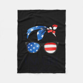 Us Citizen Est 2025 New Citizenship American Usa G Fleecedecke (Vorderseite)