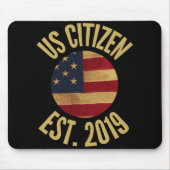 Us Citizenship 2019 Gif American Flag Usa Mousepad (Vorne)