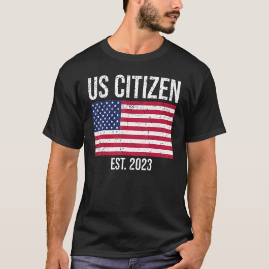 US Citizenship Decoration American New USA Citizen T-Shirt (Vorderseite)