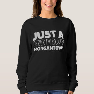 US City American nur ein Kind von West Virginia Mo Sweatshirt