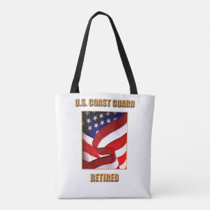US Coast Guard All-over-Print Tote Bag, Mittel Tasche