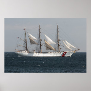 US Coast Guard Tall Ship Eagle Poster