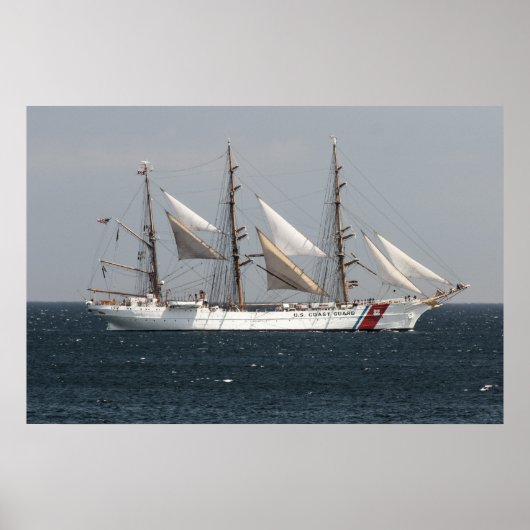 US Coast Guard Tall Ship Eagle Poster (Vorne)