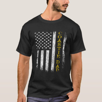 US Coast Guard Uscg Coastie Vater Flag T-Shirt