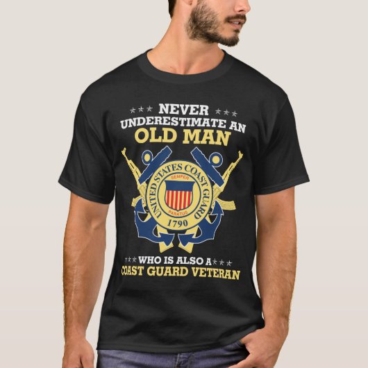 US Coast Guard Veteran Tee Shirt (Vorderseite)