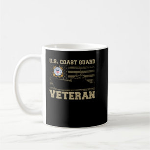 US Coast Guard Veteran Vet USCG Vintag  Kaffeetasse