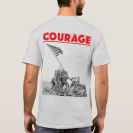 US COMBAT SQUAD COURAGE - Schlacht von Iwo Jima T-Shirt