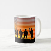 US COMBAT SQUAD FLAG KAFFEETASSE (VorderseiteRechts)