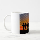 US COMBAT SQUAD FLAG KAFFEETASSE (Links)
