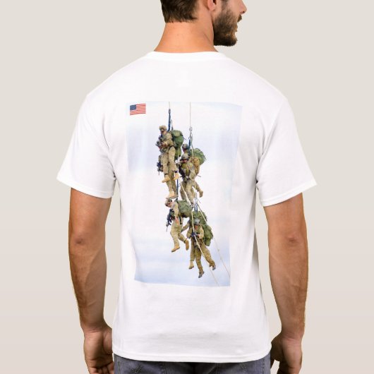 US COMBAT SQUAD - Hubschrauberextraktion T-Shirt (Rückseite)