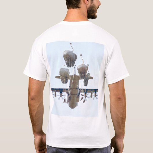 US COMBAT SQUAD - US-Fallschirmjäger T-Shirt (Rückseite)