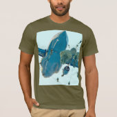 US COMBAT SQUAD - US-Im Flugzeug Fallschirmjäger T-Shirt (Vorderseite)