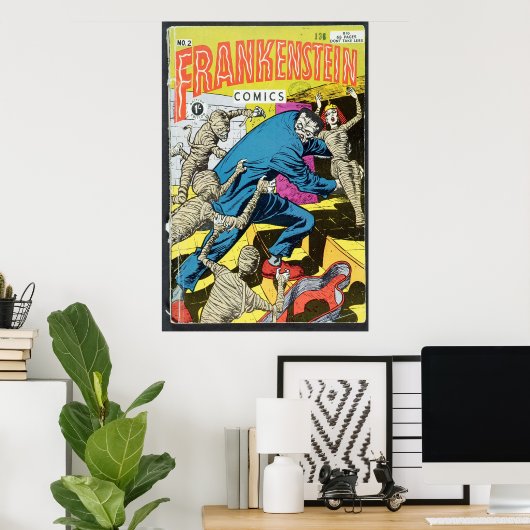 US-Comic - Frankenstein Poster (Heimbüro)