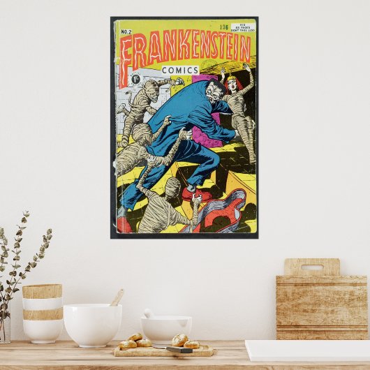 US-Comic - Frankenstein Poster (Küche)