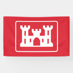 US Corps of Engineers DOD Militär Banner