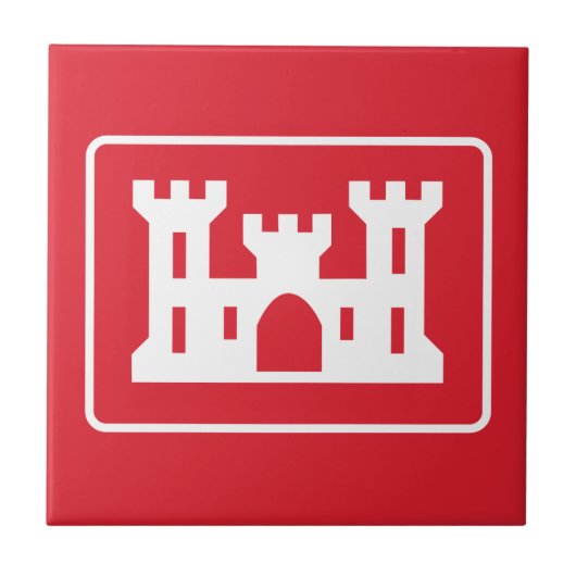 US Corps of Engineers DOD Militär Fliese (Vorderseite)
