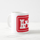 US Corps of Engineers DOD Militär Kaffeetasse (Vorderseite Links)