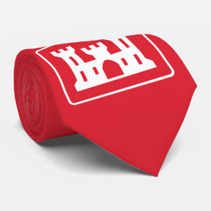 US Corps of Engineers DOD Militär Krawatte