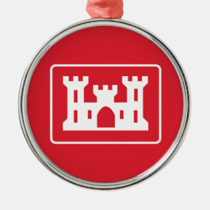US Corps of Engineers DOD Militär Ornament Aus Metall