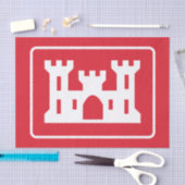 US Corps of Engineers DOD Militär Seidenpapier (Handwerk)