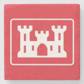 US Corps of Engineers DOD Militär Steinuntersetzer (Vorderseite)