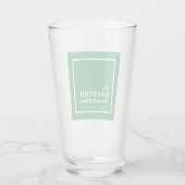 US CPTED Association Glass Tumbler (Rückseite)