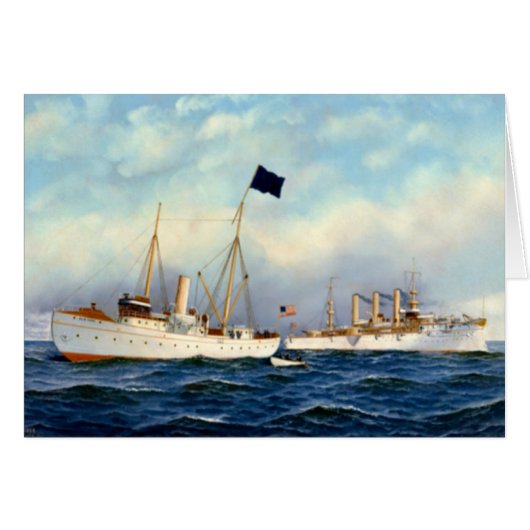 US Cruiser Brooklyn 1897 (Vorderseite (Horizontal))