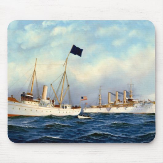 US Cruiser Brooklyn 1897 Mousepad (Vorne)
