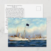 US Cruiser Brooklyn 1897 Postkarte (Vorne/Hinten)
